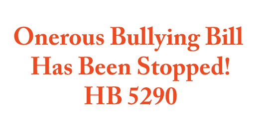 Bullying Bill Fails in Illinois Senate!