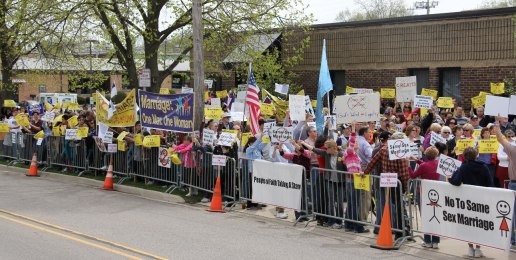 Hundreds Rally in Downers Grove and Elsewhere to Support Natural Marriage