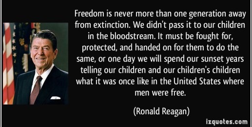 One Generation Away from Losing Our Freedom?