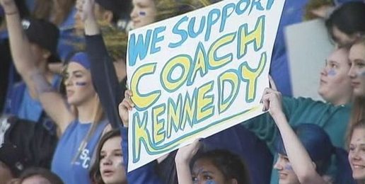 Praying Coach Suspended for Exercising His Civil Rights