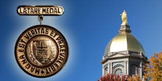 Letter to University of Notre Dame About Medal Award to Biden