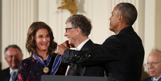 Obama Awards Abortion Activists Bill, Melinda Gates