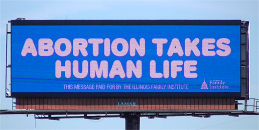 Pro-Life Message Reaches 50% of Cook County