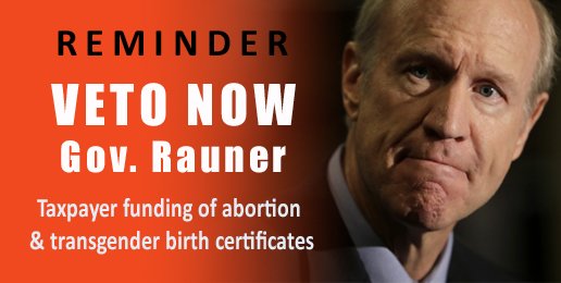 Time is Short: Governor Rauner Needs to Hear From You About Two Terrible Bills