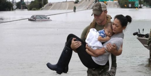 Through Unspeakable Tragedy, the Response to Hurricane Harvey Showcases the Best of America