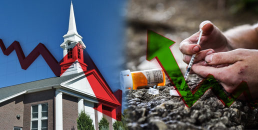 The Decline in Religious Faith is Having a Role in Nation’s Drug Crisis
