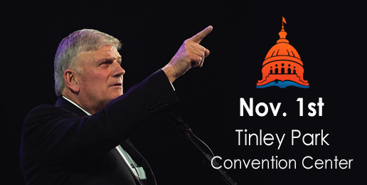 Last Chance to See Rev. Franklin Graham on November 1st!