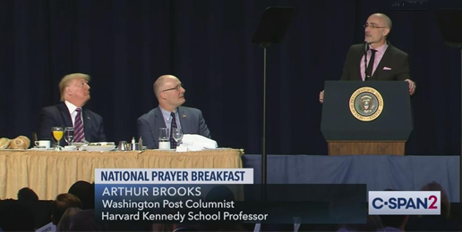 Arthur Brooks is Wrong About Love—Reflections on his Speech at the National Prayer Breakfast