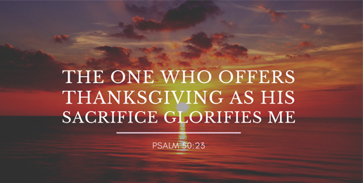 Giving Thanks in Everything!
