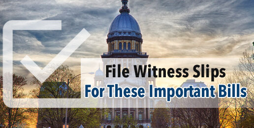 Please Submit Witness Slips for These Bills