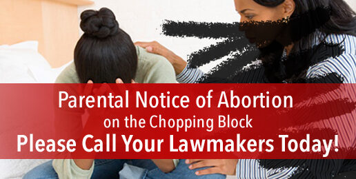 Parental Notice of Abortion on the Chopping Block!