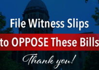 Witness Slip Time – Bad Bills on the Horizon