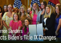 Governor Sanders Rejects Biden’s Title IX Changes