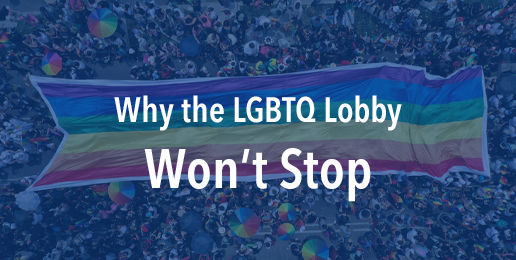 Why the LGBTQ Lobby Won’t Stop