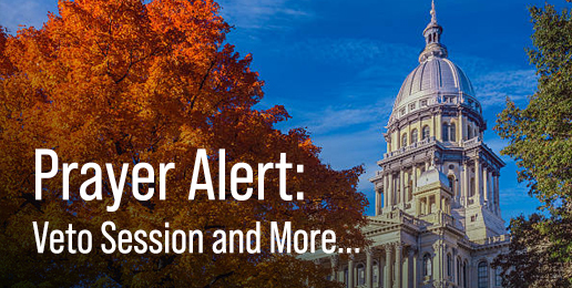 Prayer Alert: Veto Session and More… Prayer Alert: Veto Session and More…