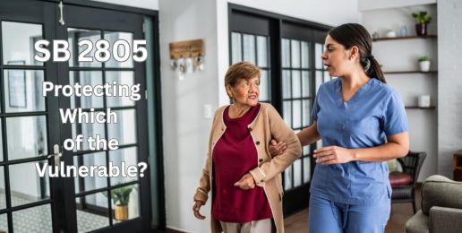 SB 2805 – Protecting Which of the Vulnerable?